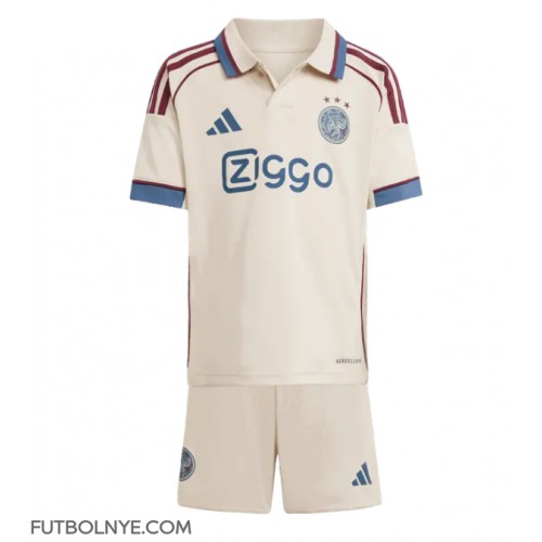 Camiseta Ajax Tercera Equipación para niños 2025-26 manga corta (+ pantalones cortos)